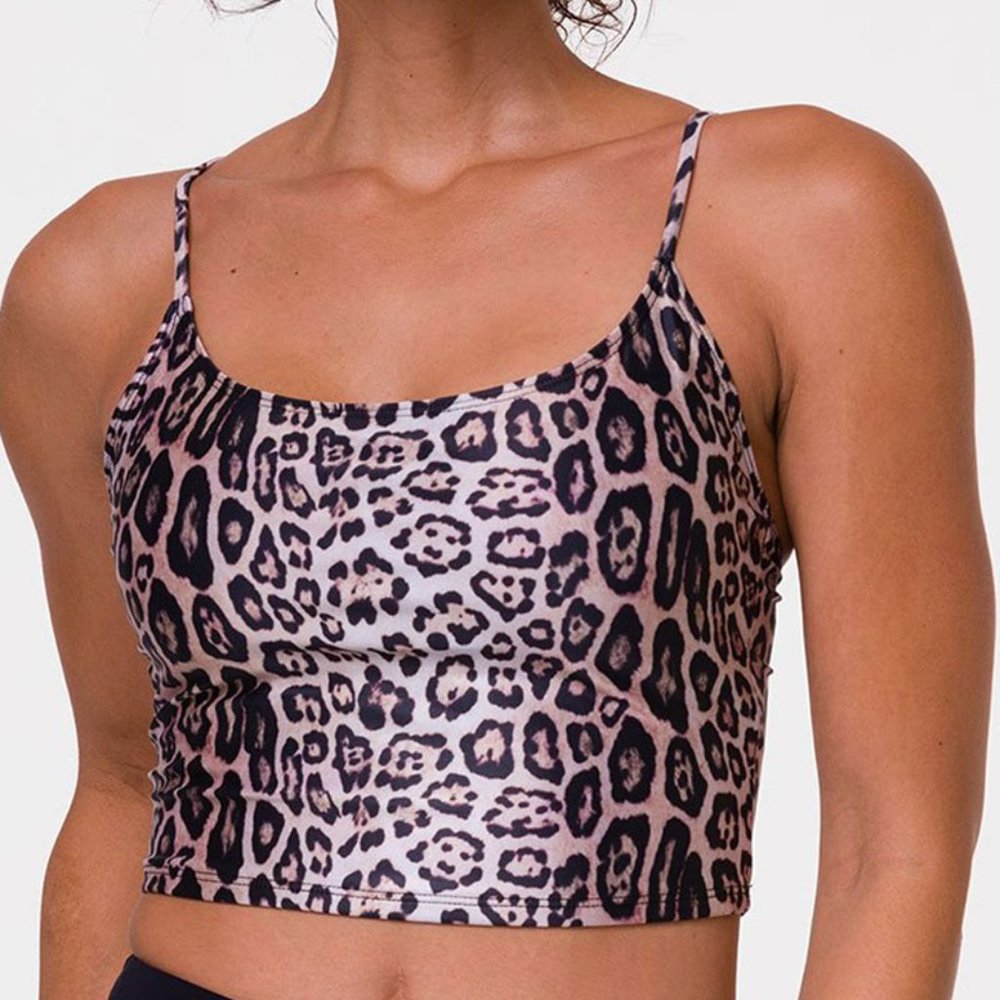 Onzie Leopard Crop Top 3778